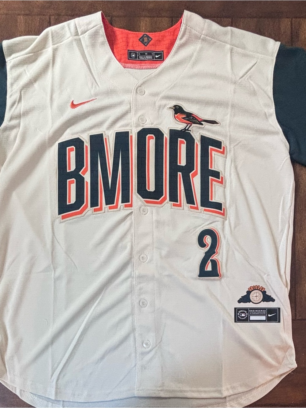 Baltimore Orioles Gunnar Henderson City Connect Jersey 2026 Adult XL NWT